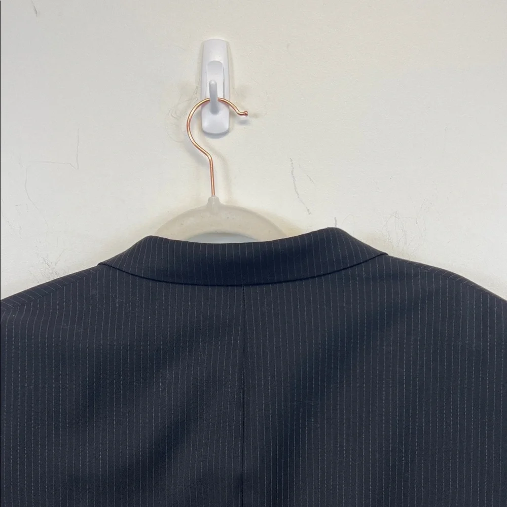 Axcess Men's Black Pinstripe 3 Button Suit Coat /Jacket Size Size 44S